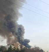 تصاویری از آتش سوزی در بازارچه جنت | ویدئو