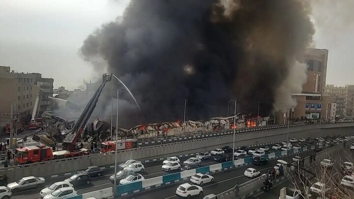 علت آتش‌سوزی بازار جنت‌ تهران اعلام شد