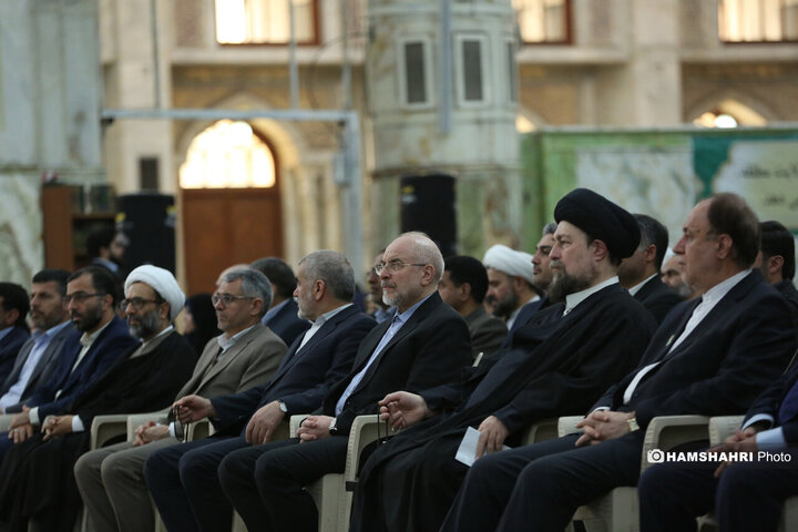 تجدید میثاق رییس و نمایندگان مجلس با آرمان‌های امام راحل (ره)