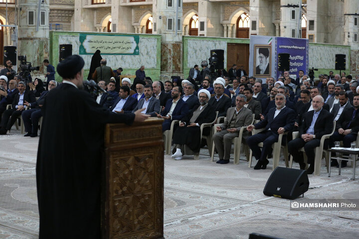 تجدید میثاق رییس و نمایندگان مجلس با آرمان‌های امام راحل (ره)