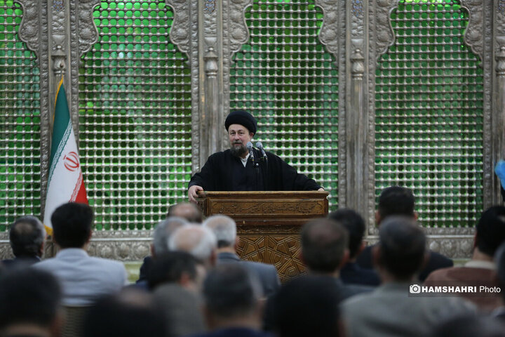 تجدید میثاق رییس و نمایندگان مجلس با آرمان‌های امام راحل (ره)