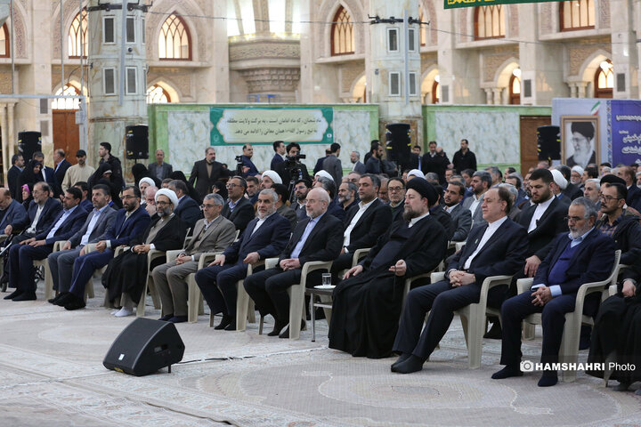 تجدید میثاق رییس و نمایندگان مجلس با آرمان‌های امام راحل (ره)