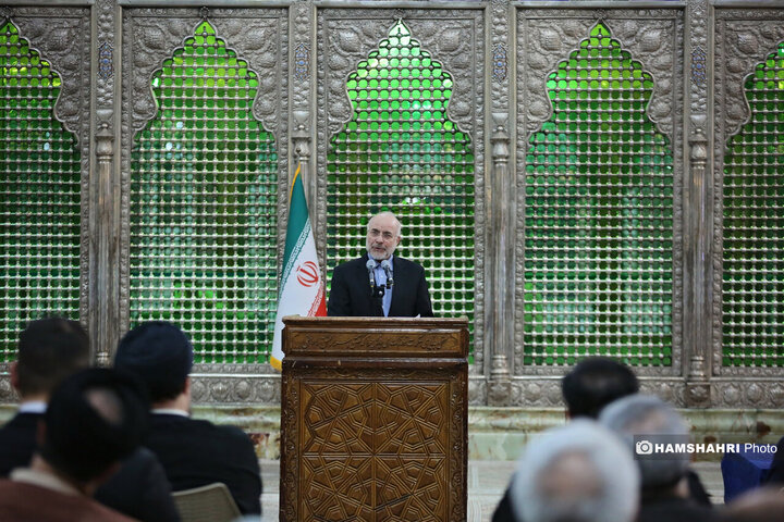 تجدید میثاق رییس و نمایندگان مجلس با آرمان‌های امام راحل (ره)