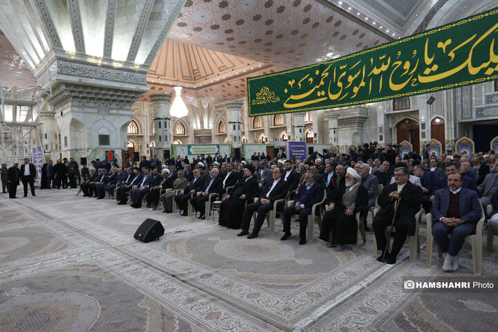 تجدید میثاق رییس و نمایندگان مجلس با آرمان‌های امام راحل (ره)