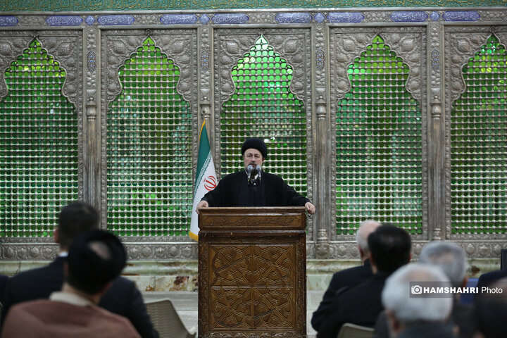 تجدید میثاق رییس و نمایندگان مجلس با آرمان‌های امام راحل (ره)