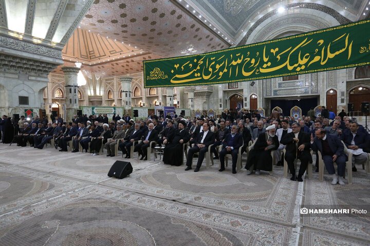 تجدید میثاق رییس و نمایندگان مجلس با آرمان‌های امام راحل (ره)