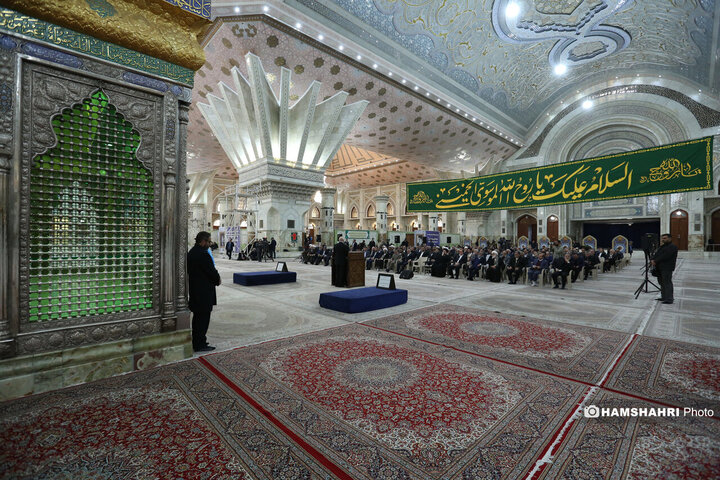 تجدید میثاق رییس و نمایندگان مجلس با آرمان‌های امام راحل (ره)