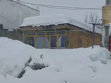 این شهر پر برف ترین شهر ایران شد
