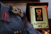 تصاویری از اعطای درجه سپهبدی به خانواده شهید سلامی