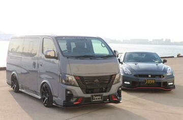 گودزیلا در لباس ون ؛ وقتی نیسان کاروان ادای GT-R نیسمو را درمی‌آورد + عکس