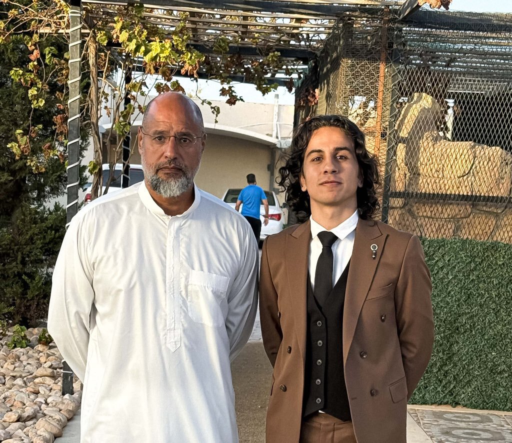 آفتاب نو – آخرین عکس از سیف الاسلام قذافی