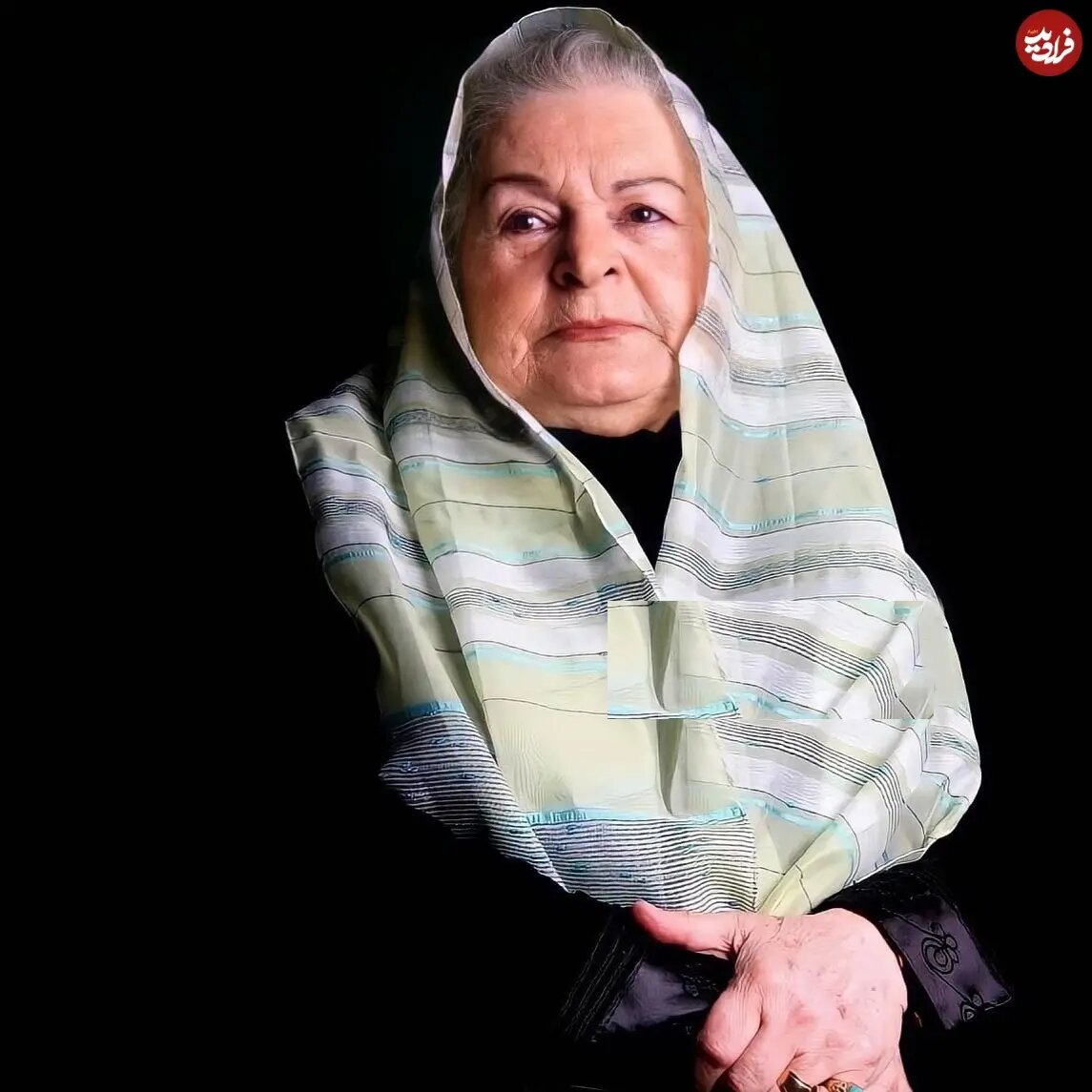 چهره بازیگر قبل و بعد انقلاب در دوران پیری | عکس