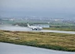 تیک آف زیبای ایرباس ۳۳۰ از فرودگاه بارانی ایران