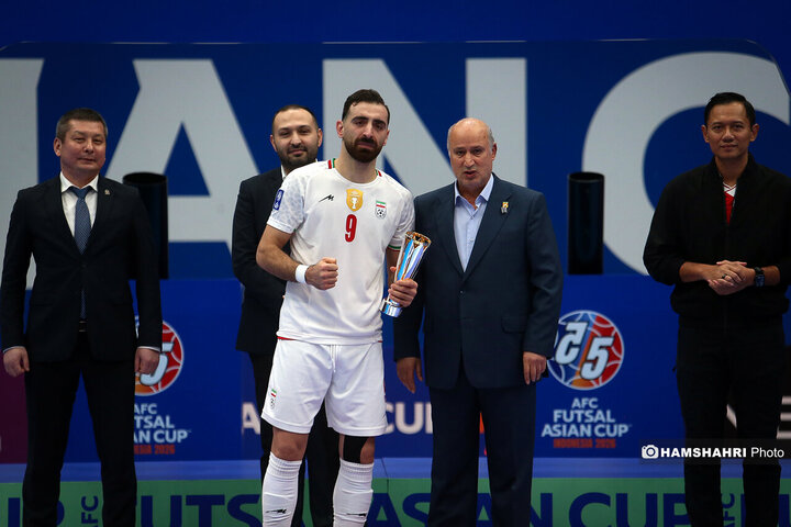 تصاویر قهرمانی فوتسال ایران در جام ملت‌های آسیا ۲۰۲۶