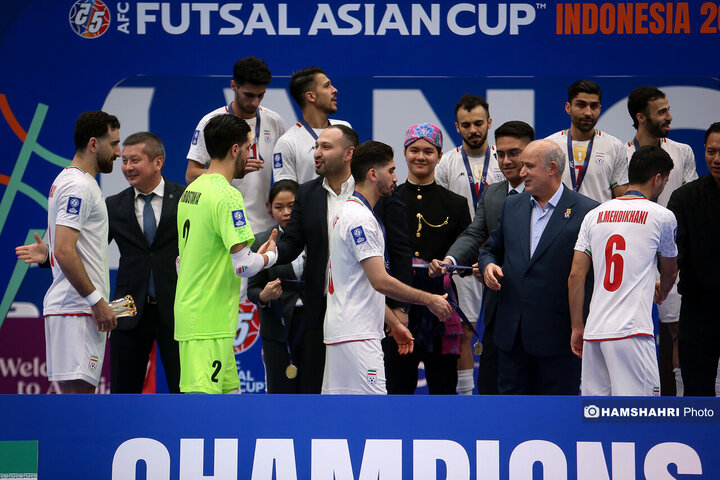 تصاویر قهرمانی فوتسال ایران در جام ملت‌های آسیا ۲۰۲۶