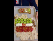 طراحی جالب صبحانه به شکل پرچم ایران! | ویدئو