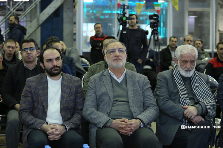 افتتاح کافه رسانه همشهری با حضور شهردار تهران