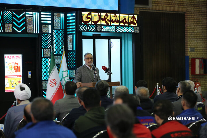 افتتاح کافه رسانه همشهری با حضور شهردار تهران