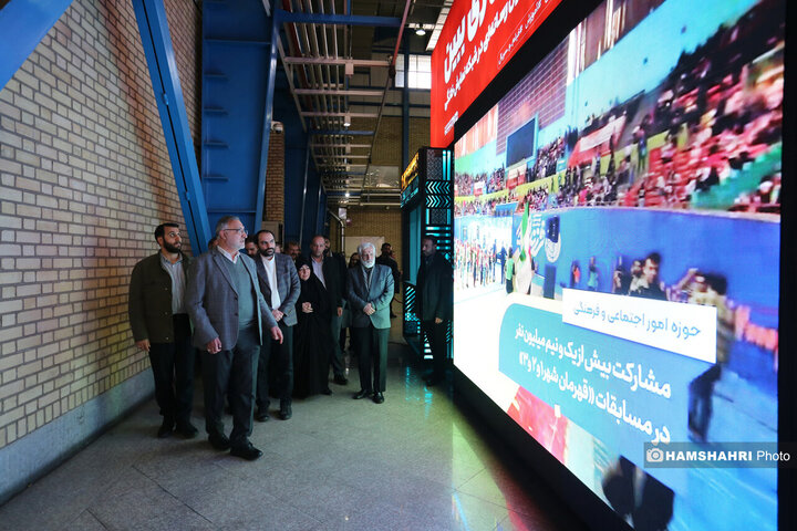 افتتاح کافه رسانه همشهری با حضور شهردار تهران