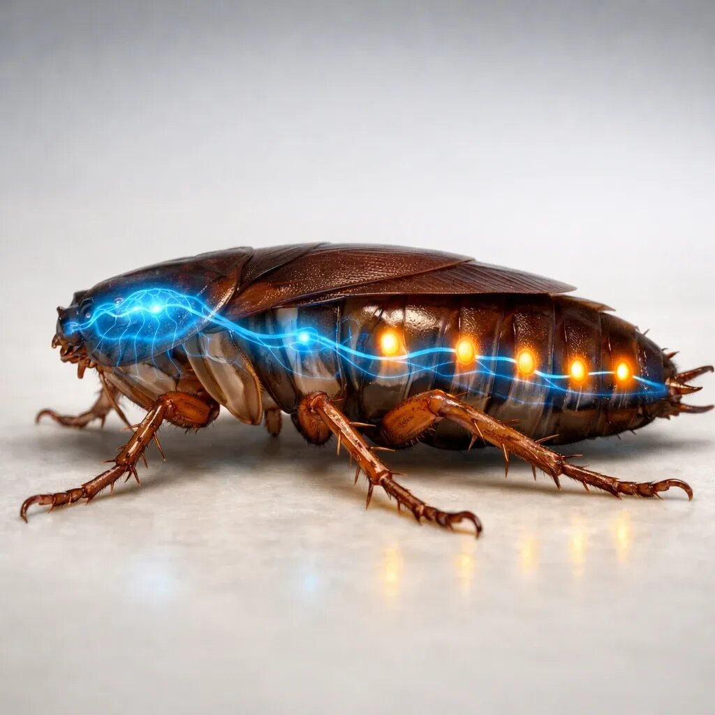 سوسک چگونه بدون سر زنده میماند؟