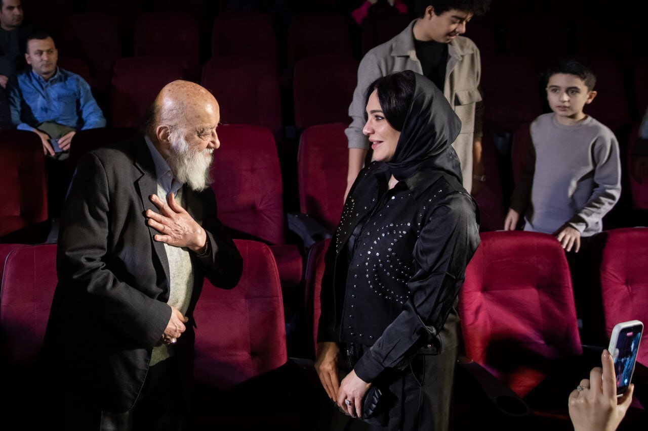 تصاویر تجلیل چمران از خانم سولاف، بازیگر سرشناس جهان عرب