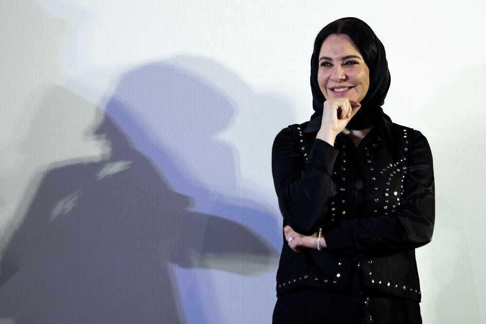 تصاویر تجلیل چمران از خانم سولاف، بازیگر سرشناس جهان عرب