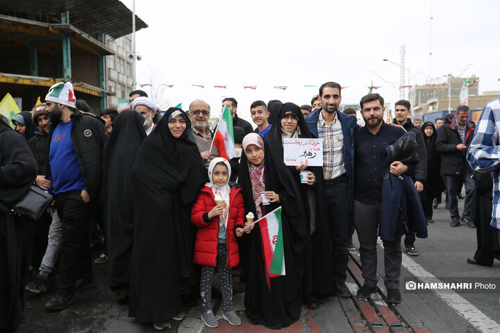 حضور پرشور مردم تهران در راهپیمایی ۲۲ بهمن-2