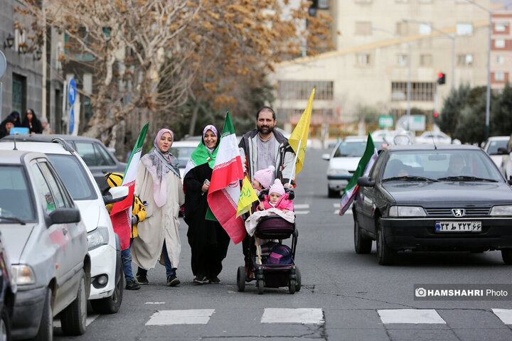 حضور پرشور مردم تهران در راهپیمایی ۲۲ بهمن-۲