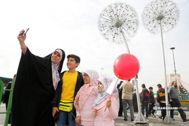 حضور پرشور مردم تهران در راهپیمایی ۲۲ بهمن-۲