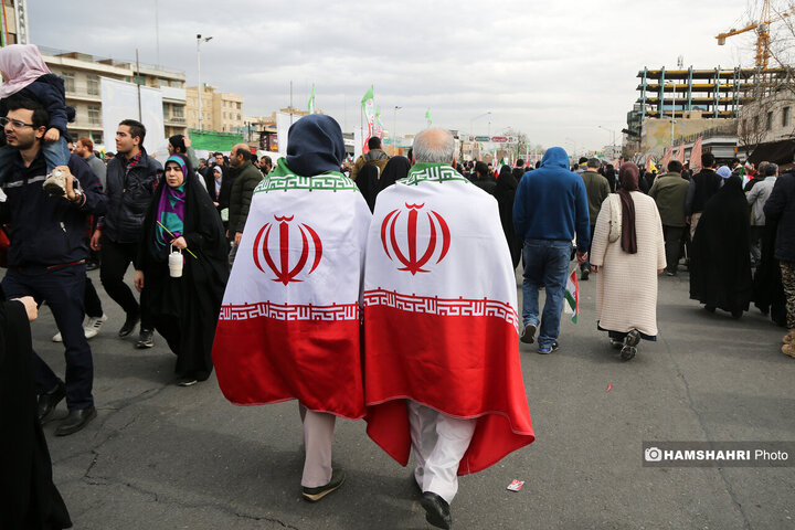 حضور پرشور مردم تهران در راهپیمایی ۲۲ بهمن-۲