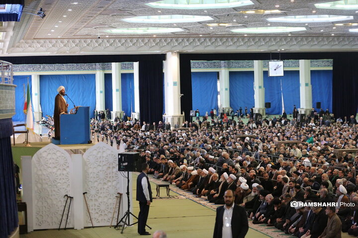 نماز جمعه تهران به امامت حجت الاسلام حاج علی اکبری
