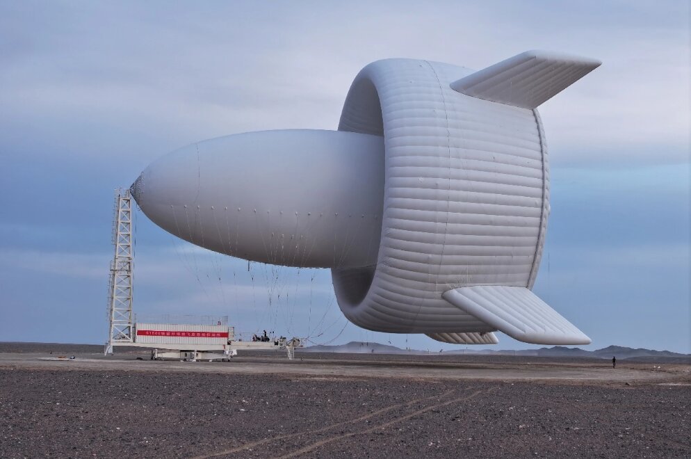 تولید انرژی در دل آسمان | چین از یک کشتی پرنده غول‌پیکر در ارتفاع ۲هزار متری برق تولید کرد