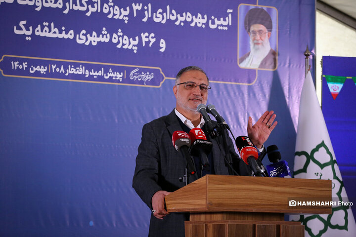 ۳ پروژه مهم عمرانی امروز در شمال تهران به بهره برداری رسید