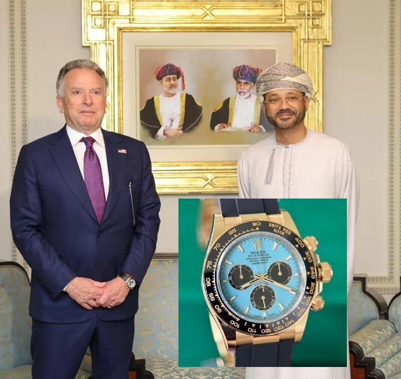 ساعت لوکس ویتکاف در مذاکرات عمان | عکس