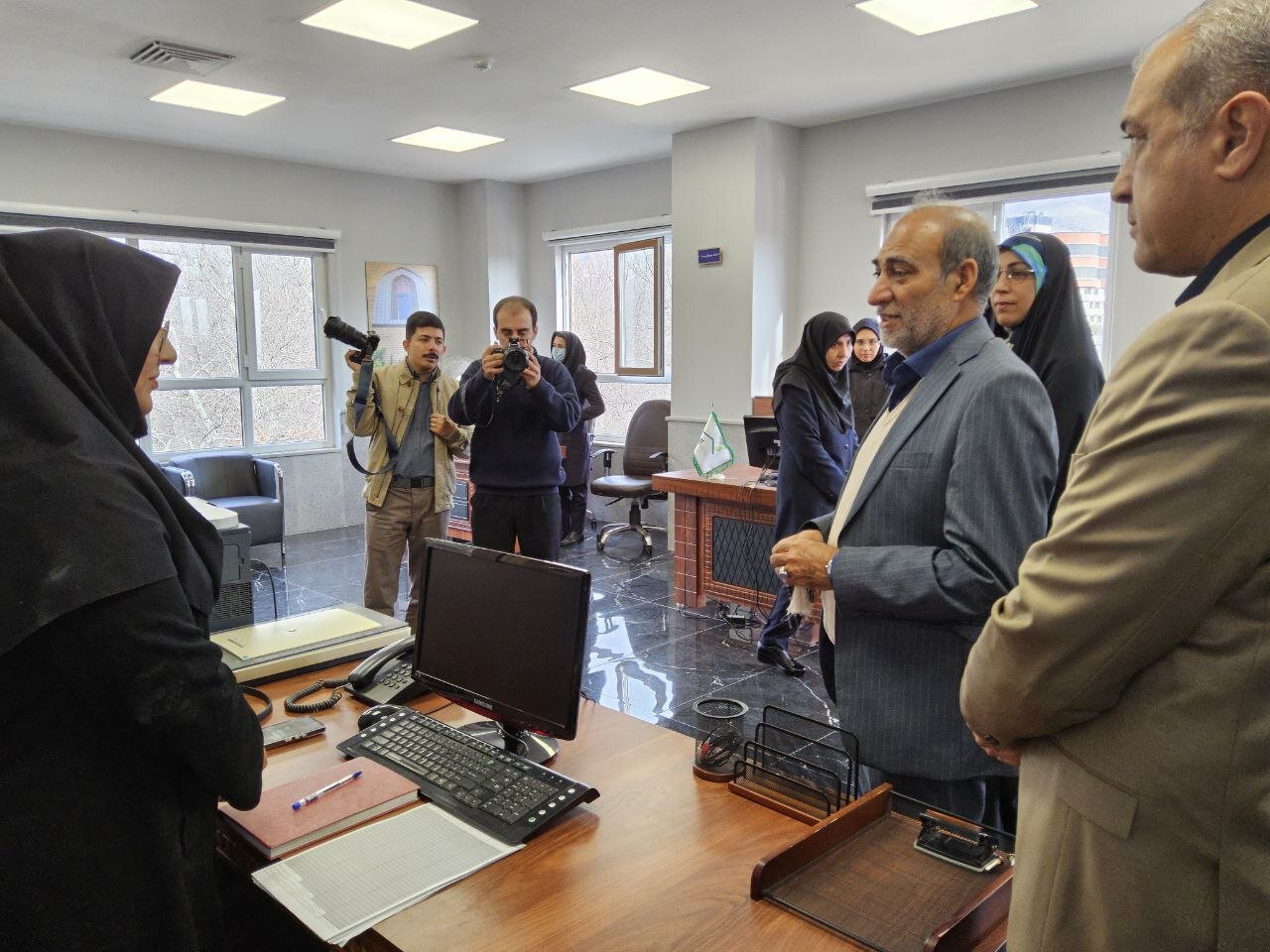 بازدید لطف الله فروزنده از سرای محله باغ فردوس