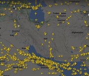 صدور اطلاعیه فوری هوانوردی (نوتام) در ایران صحت دارد؟ | وضعیت  پروازها در آسمان ایران + نقشه