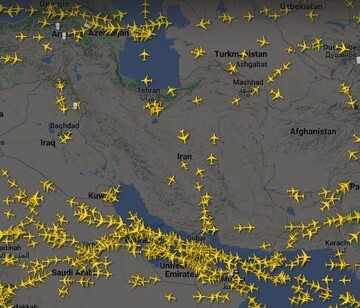 صدور اطلاعیه فوری هوانوردی (نوتام) در ایران صحت دارد؟ | وضعیت  پروازها در آسمان ایران + نقشه