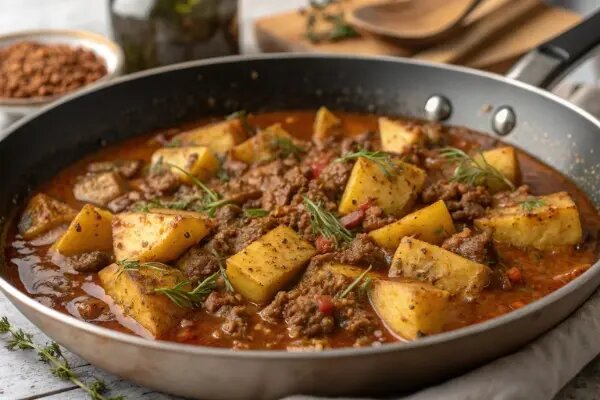 واویشکا بادمجان با گوشت چرخ‌کرده + روش تهیه