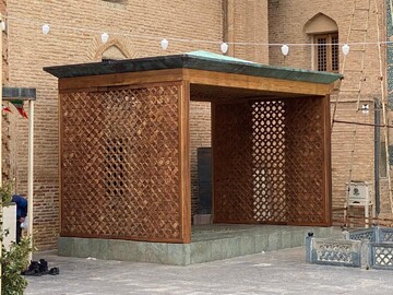 شاهکار گره چینی در یک مقبره | ساخت المان مقبره بایزید بدون چسب، پیچ و حتی یک میخ!