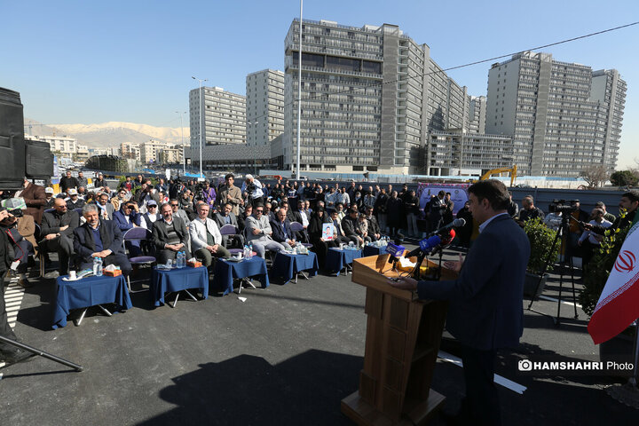 افتتاح پروژه تقاطع غیر همسطح بزرگراه شهید ستاری و شهید فهمیده