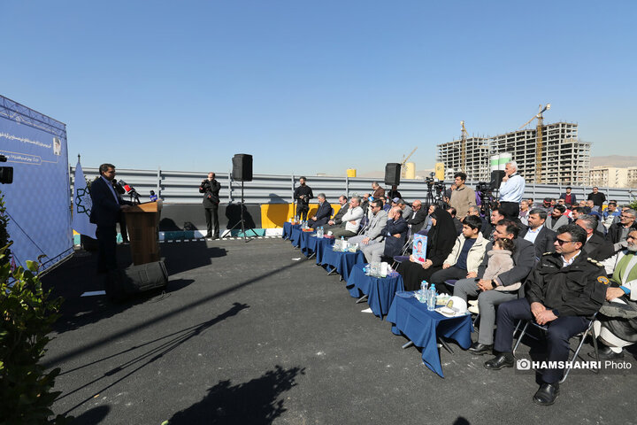 افتتاح پروژه تقاطع غیر همسطح بزرگراه شهید ستاری و شهید فهمیده