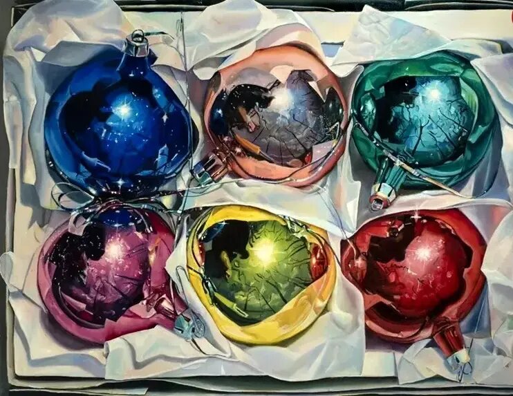 فوتورئالیسم؛ نقاشیهایی که با عکس مو نمیزنند! | عکس