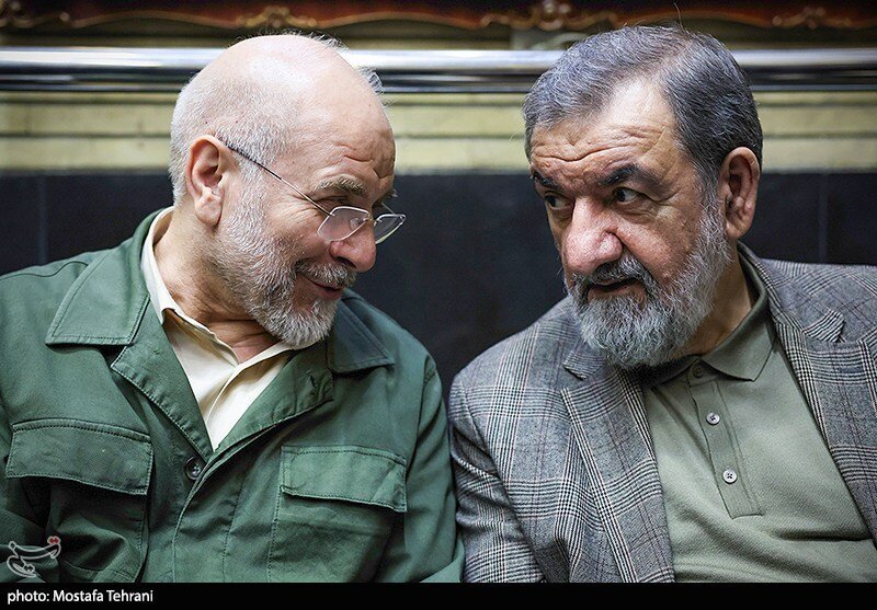 محسن رضایی و قالیباف در یک مراسم رسمی | تصاویر