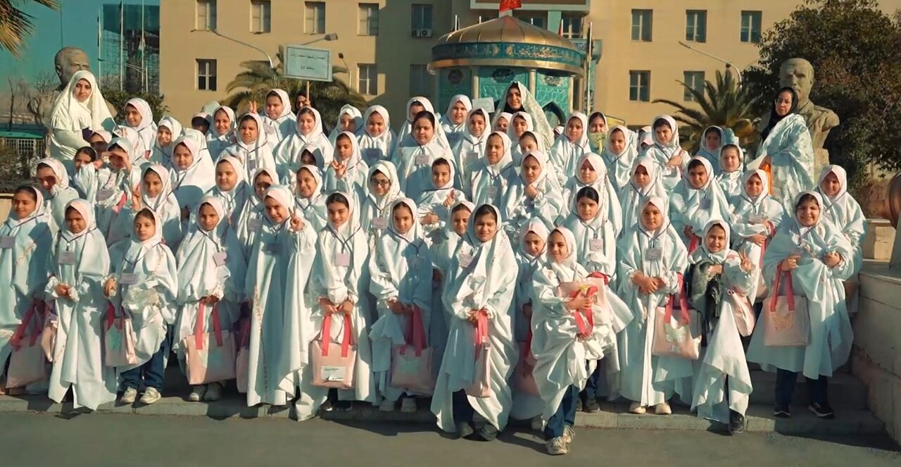 جشن تکلیف ۳۵۰۰ دختر «روزه اولی‌ها» در دانشکده افسری امام علی (ع) | ویدئو