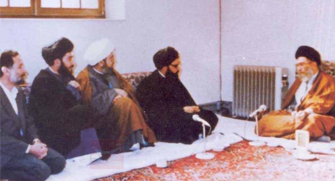 تصاویر منتشرنشده دبیر کل حزبالله کنار آیتالله خامنهای