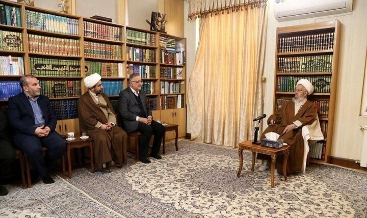 دیدار مکارم وزاکانی