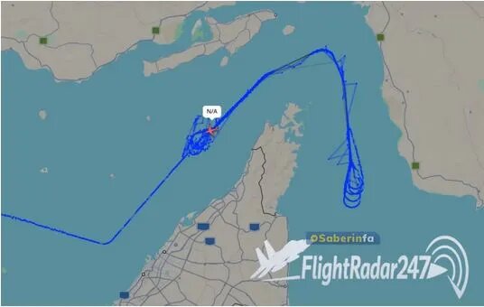 هواپیمای ویژه آمریکا در حال جاسوسی از رزمایش سپاه | تصاویر