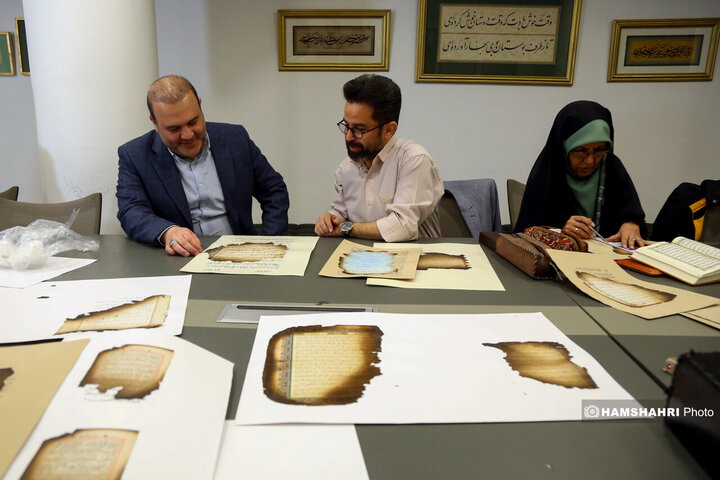 مرمت قرآن های سوخته در رویداد "آیه های ماندگار"