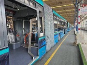 آماده سازی متروباس های تمام برقی چینی برای ایران+ فیلم