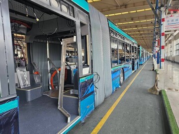 آماده سازی متروباس های تمام برقی چینی برای ایران+ فیلم